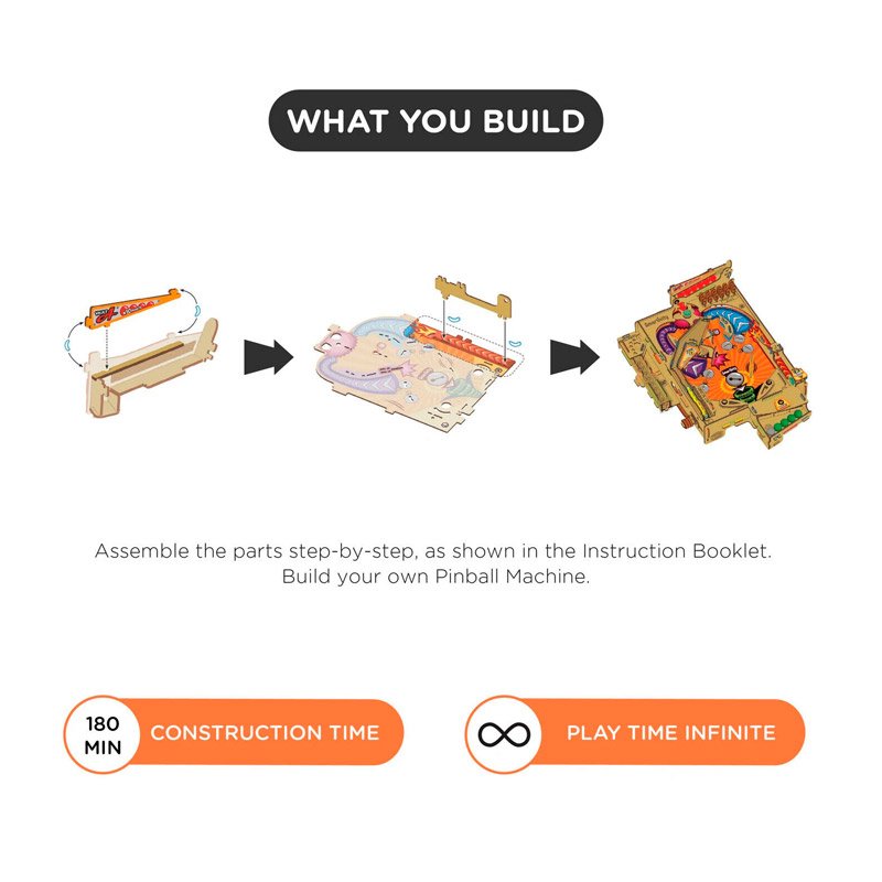 PUZZLE 3D PINBALL FLIPPER STEM (375 PIEZAS) PUZZLE 3D PINBALL FLIPPER STEM (375 PIEZAS)